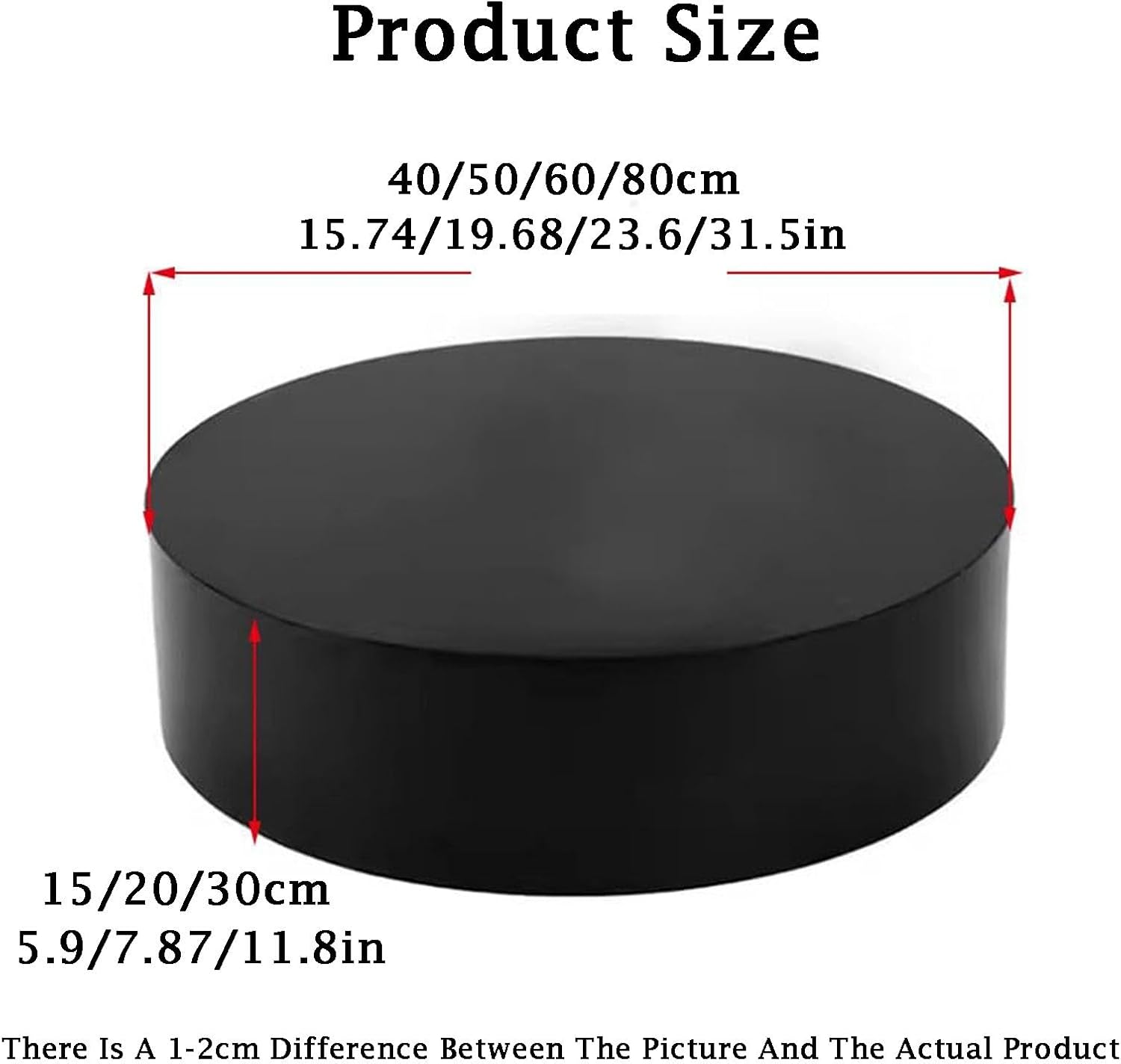 Round Display Pedestal Stand for Home Store