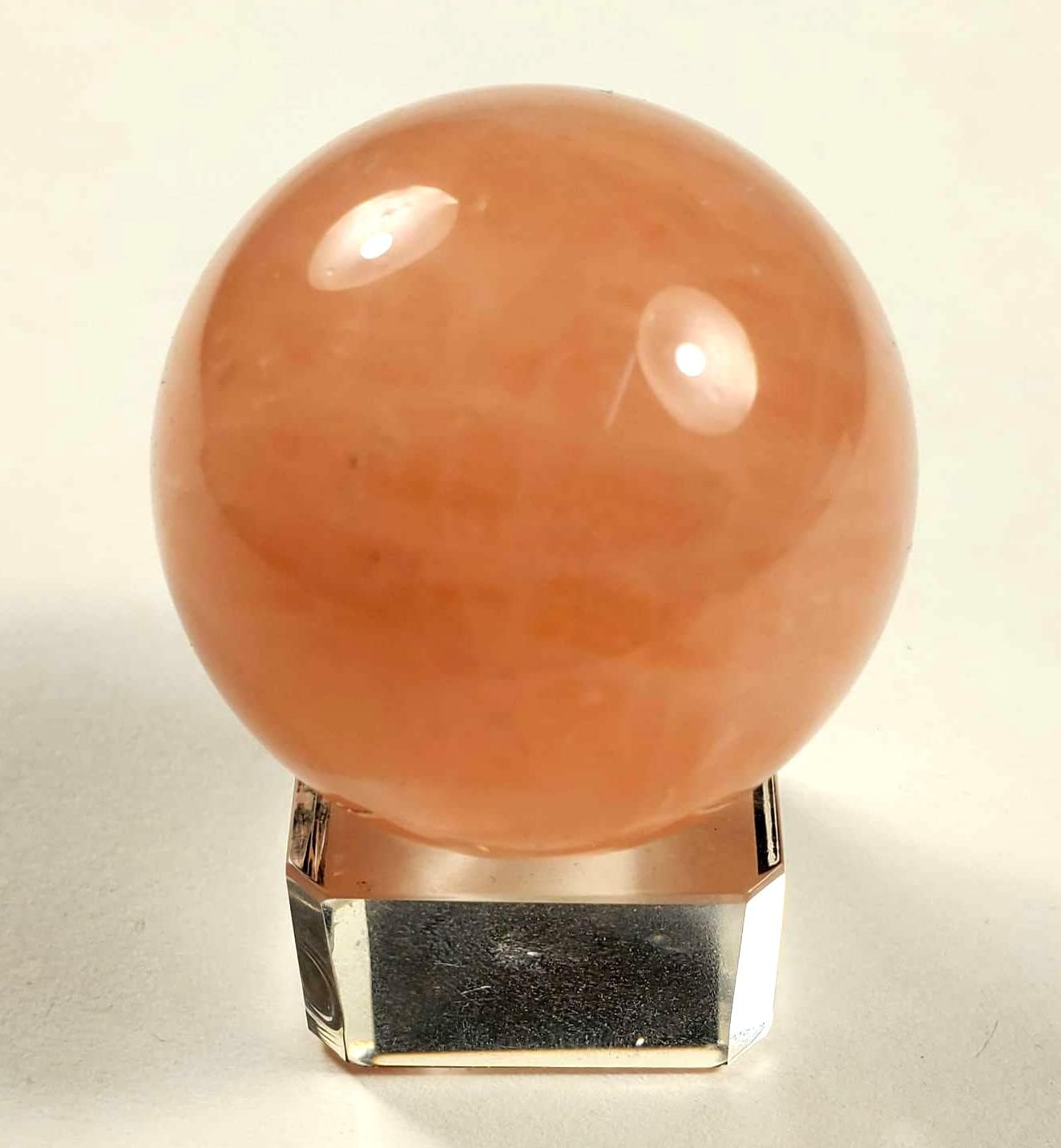 Clear Glass Pedestal for Spheres and Eggs Display