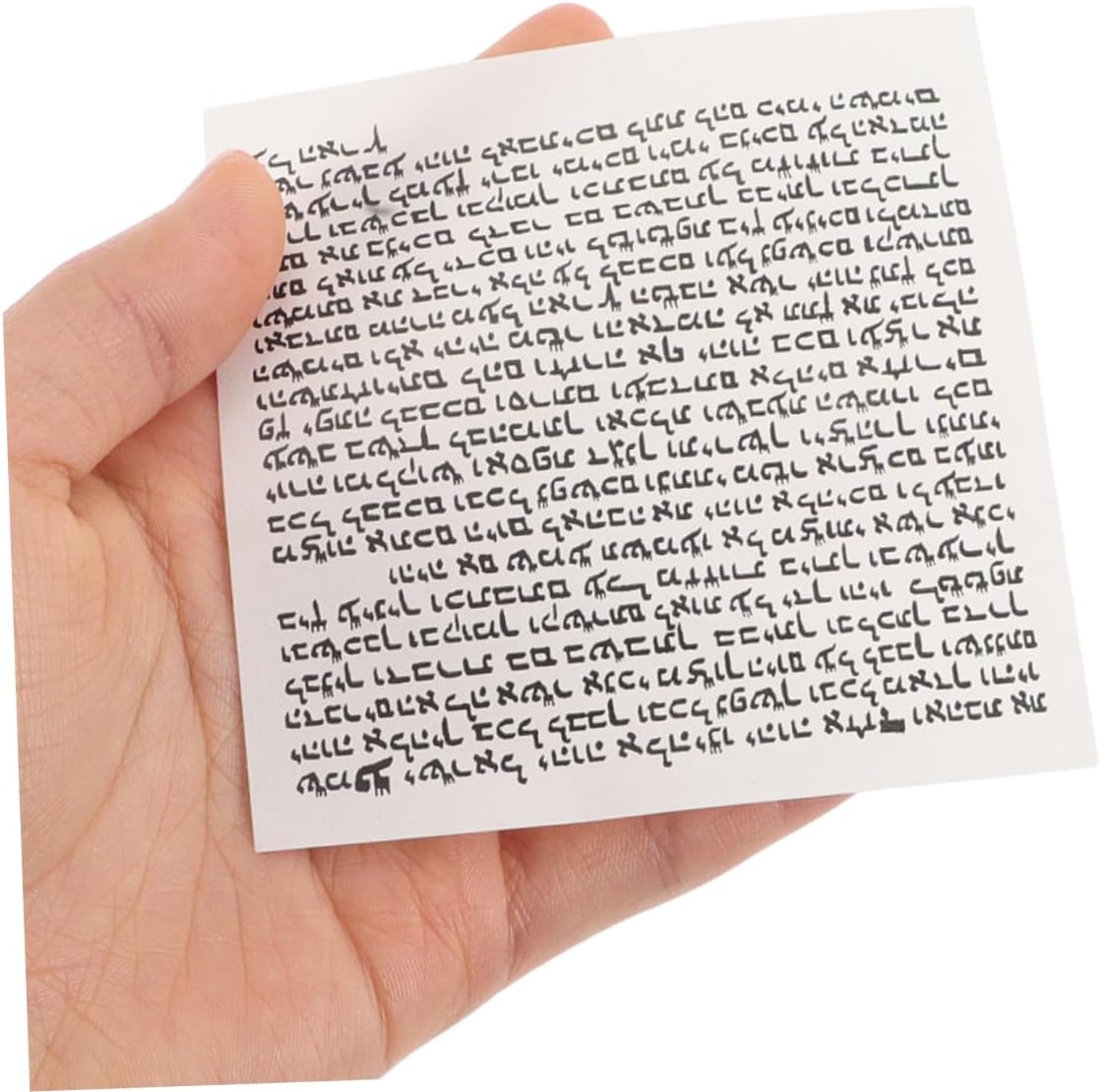 OUNONA 100pcs Mezuzah Door Judaica Cases Parchments