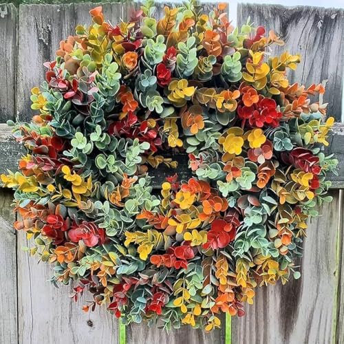 Fall Front Door Wreath 197 Inch Autumn Decor