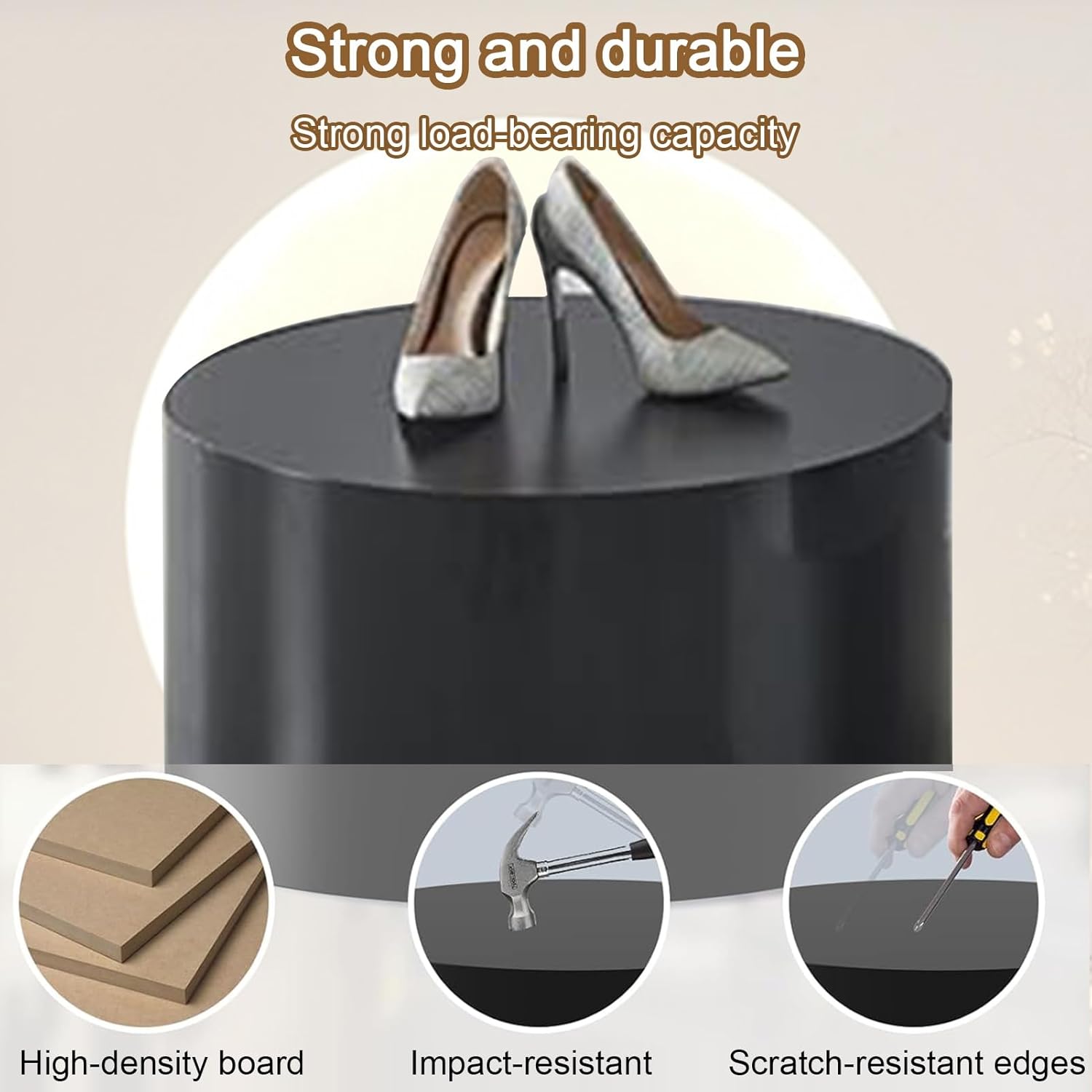 Round Display Pedestal Stand for Event Decor