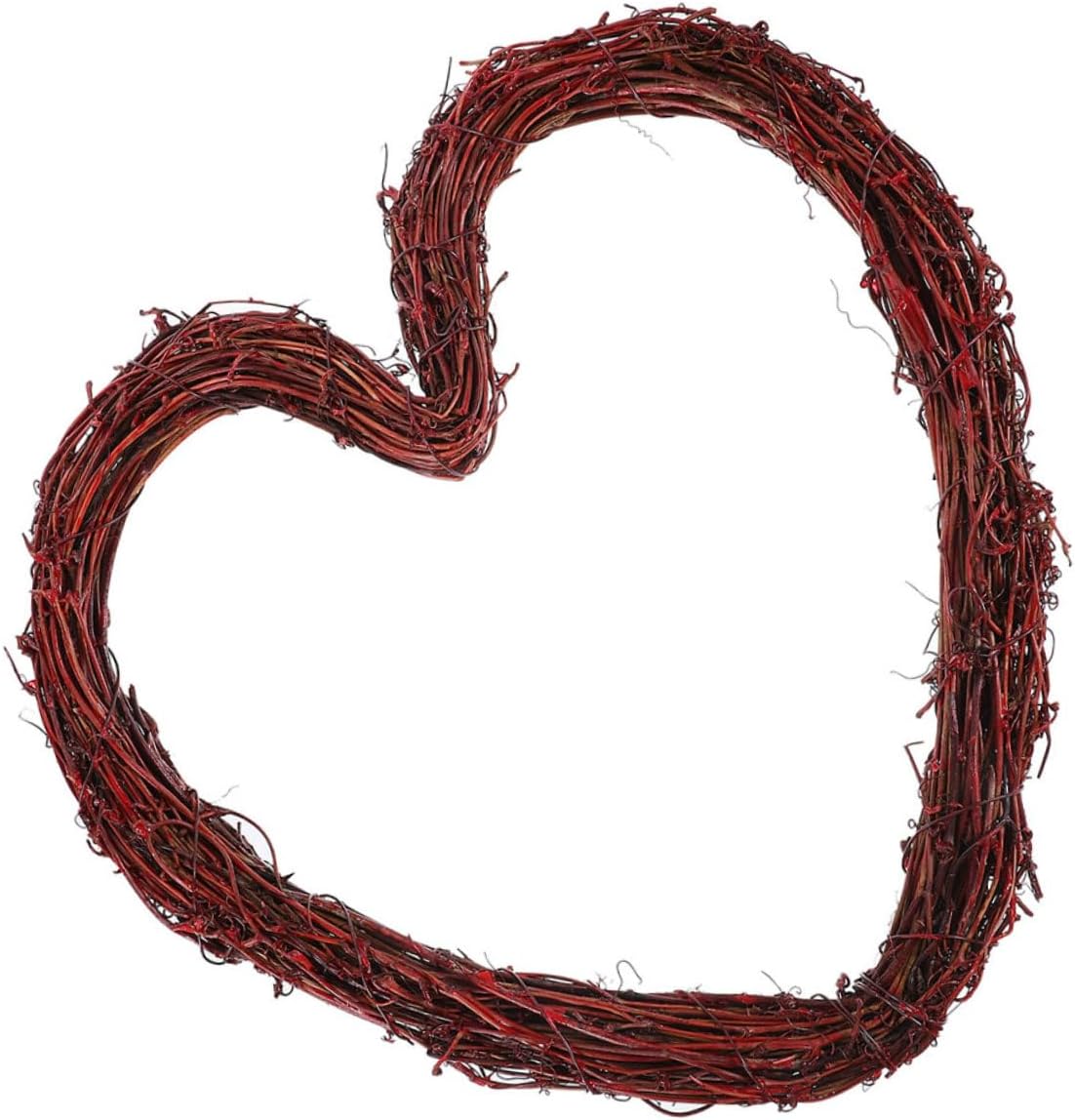 Bohemian Style Heart Shaped Rattan Wreath Frame