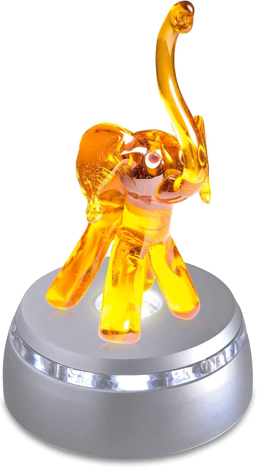 4 LED Display Base for Glass Art and Crystals
