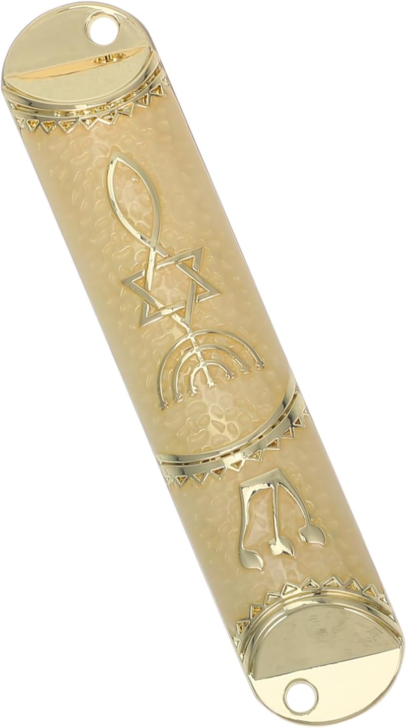 Jewish Mitzvah Metal Mezuzah Door Decor