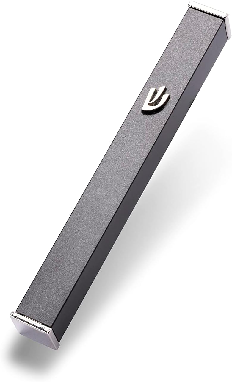 JL Kipphas Black Matt Aluminium Mezuzah Case Cover