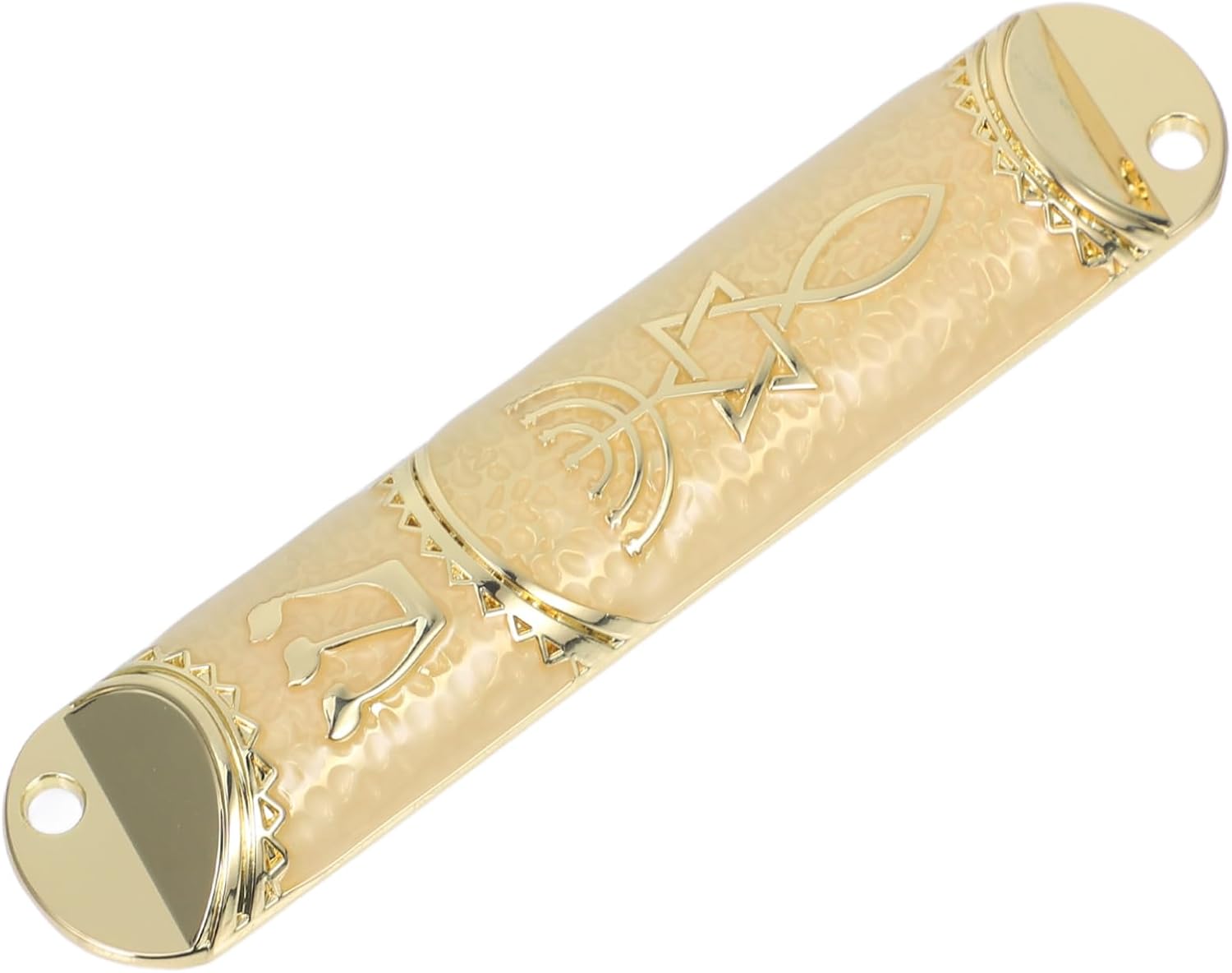 1 Set Classic Metal Mezuzah Plaque for Home Door Blessing