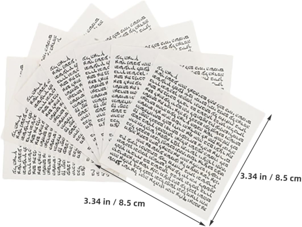 GOOHOCHY 100pcs Mezuzah Door Blessing Home Decor Wall Ornament