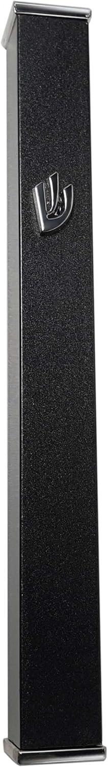 Elegant Modern Door Mezuzah Case Taupe Self Stick