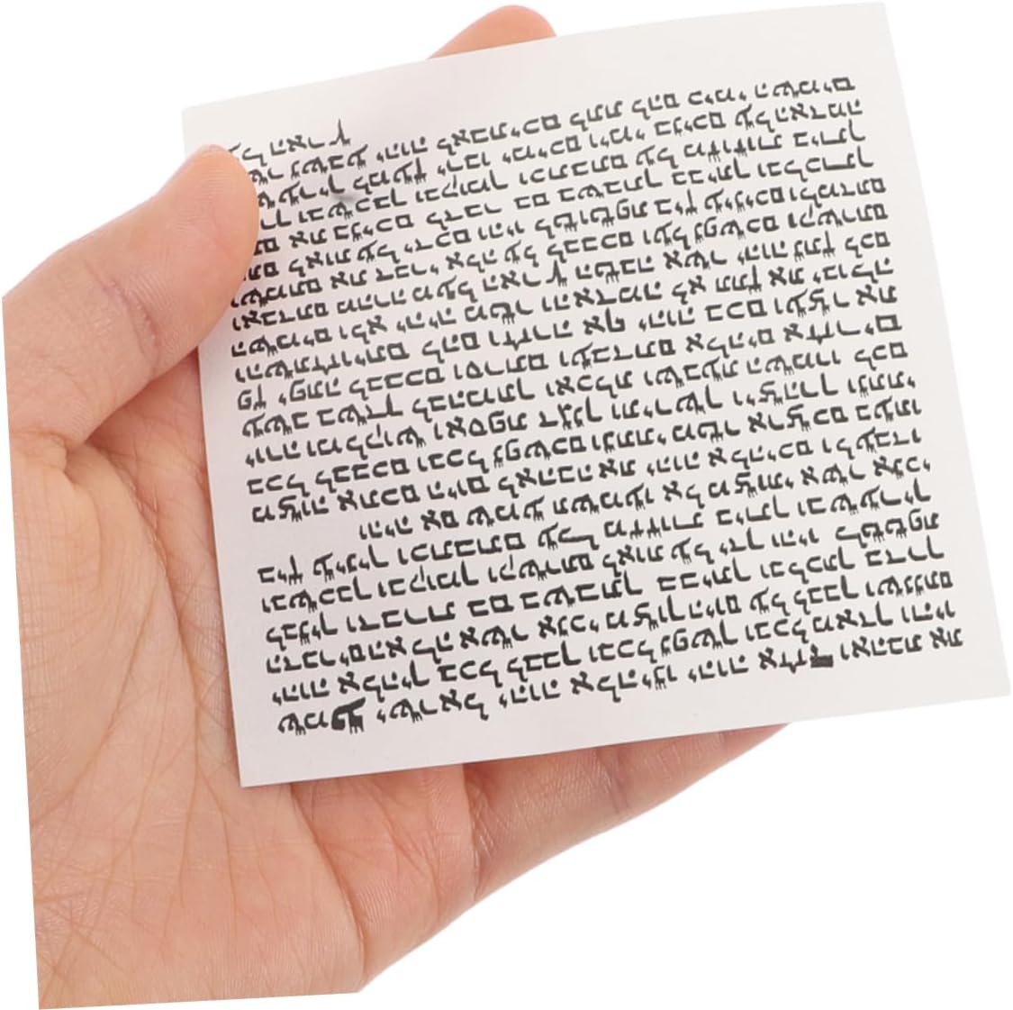 PRETYZOOM 100pcs Mezuzah Scroll Parchment for Door Decoration