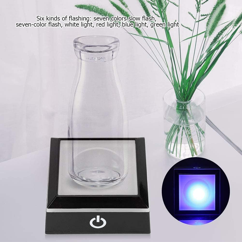 LED Light Display Stand Base with Multicolor Options