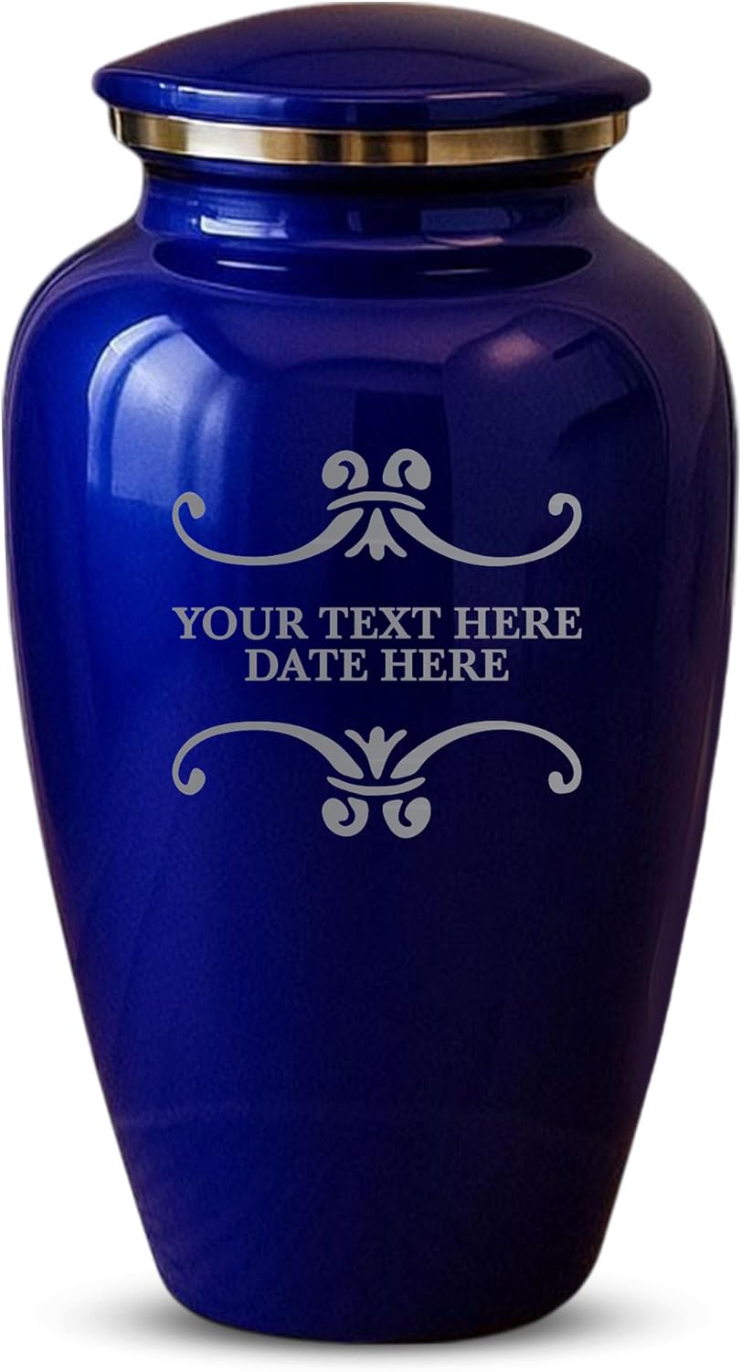 Custom Cremation Urn - Purple Splendore Series