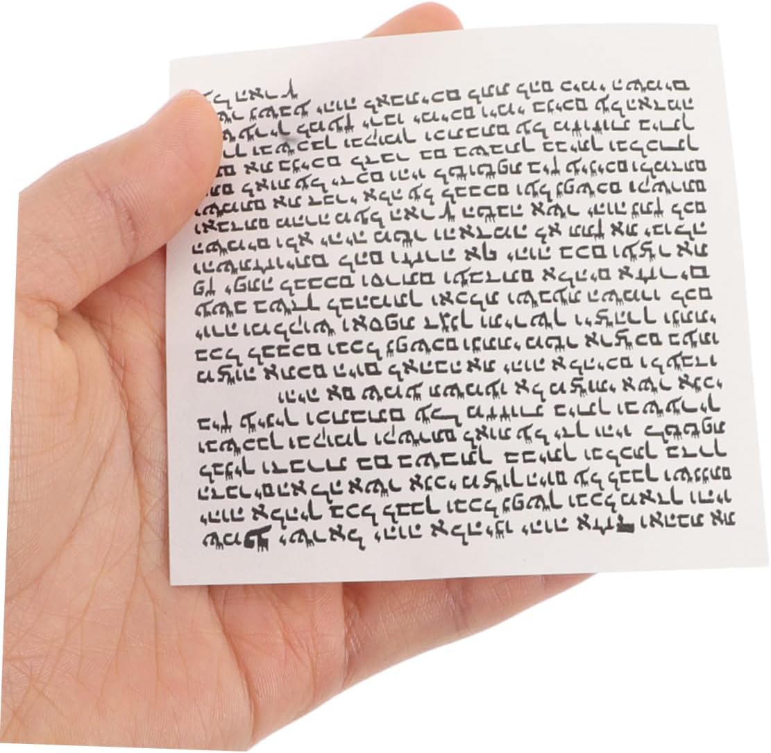 FUNOMOCYA 100pcs Mezuzah Scroll for Door Blessing Decor
