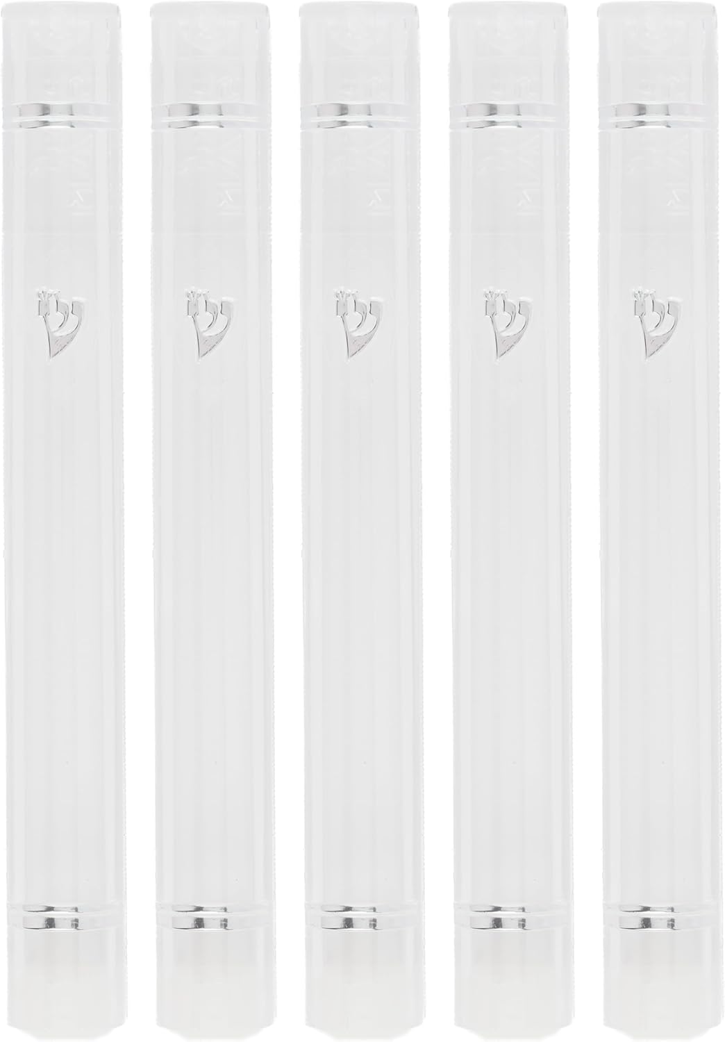 SUPER STAM Plastic Mezuzah Case Waterproof 5 Pcs
