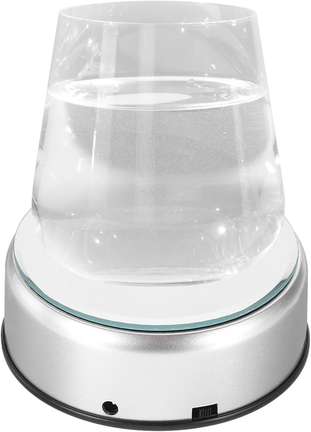 PATIKIL 45 x 35 Inch Rotating Display Stand with LED Light Base