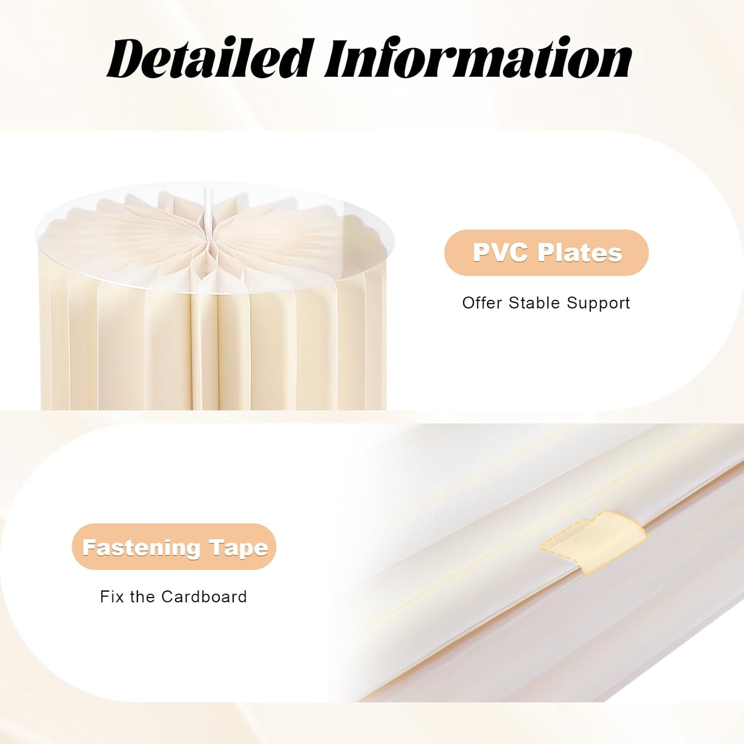 Foldable Paper Columns Display Pedestals 5pcs Wedding Centerpieces