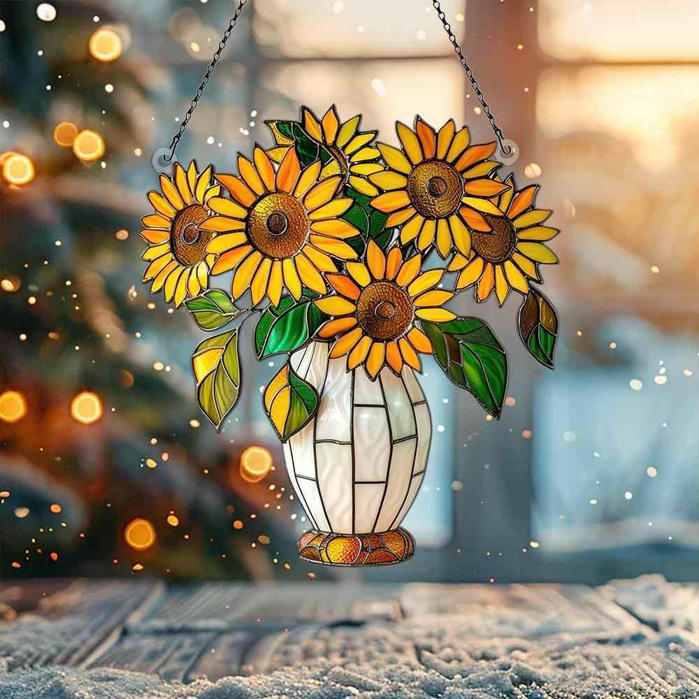 Sunflower Hanging Ornament for Home Decor