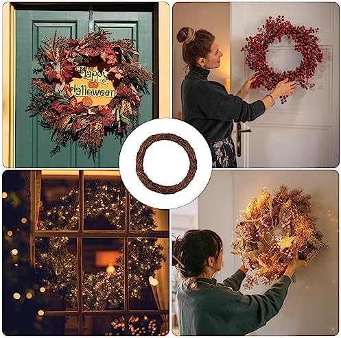 Natural Grapevine Wreath Base 14 Inch 2 Pack