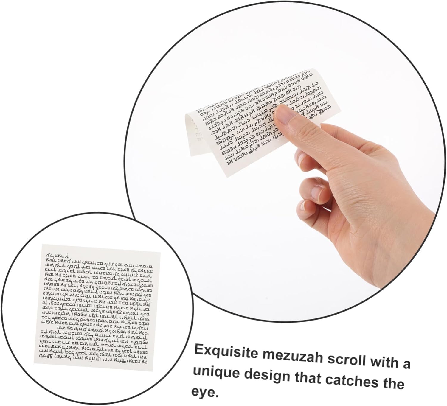 Mobestech Mezuzah Scroll with Biblical Blessings Door Decoration