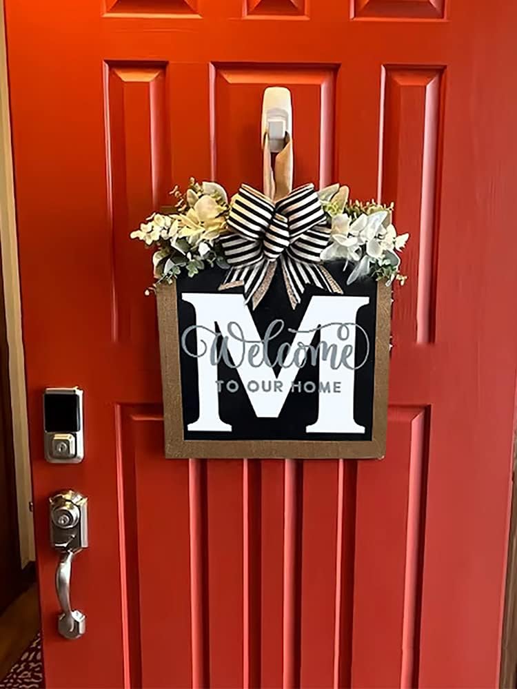 Personalized Initial Wreath for Front Door