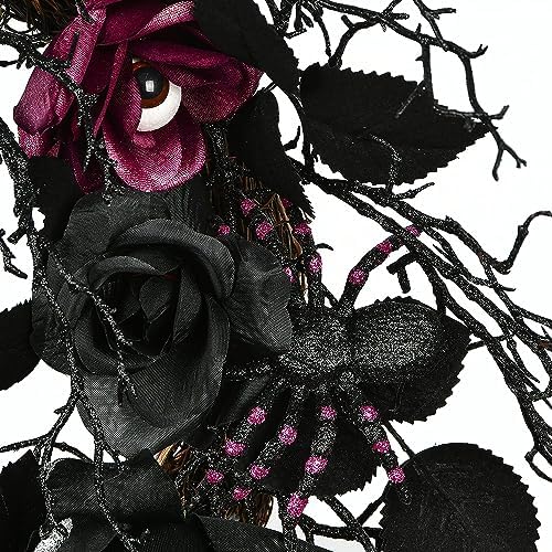 National Tree Company Artificial Spooky Wreath 22 Inches