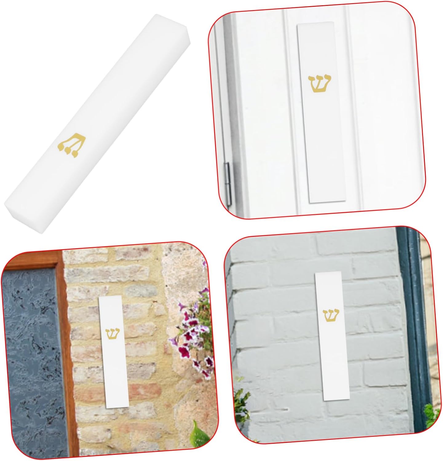 ULDIGI Judaica Mezuzah Door Blessing Decor Case