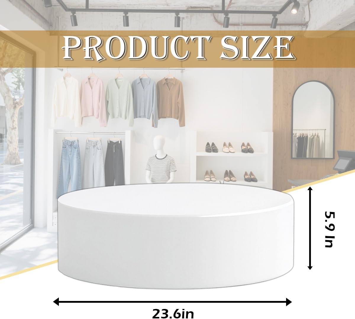 Round Display Pedestal Stands for Wedding Displays and Party Use