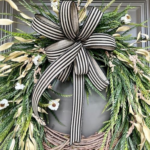 Artificial Summer Wreath with Tulips and Greenery