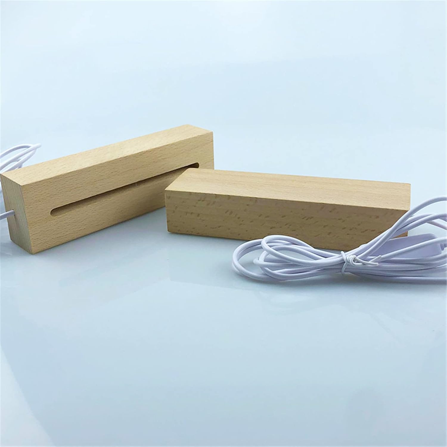 LED Light Display Base Stand with USB Power 2PC