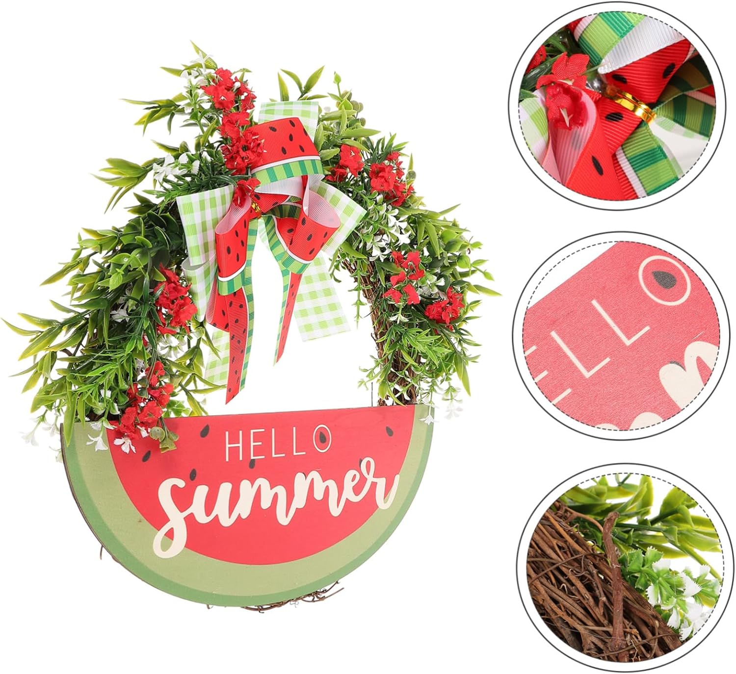 Front Door Wreath Hanger Summer Decor Wreath