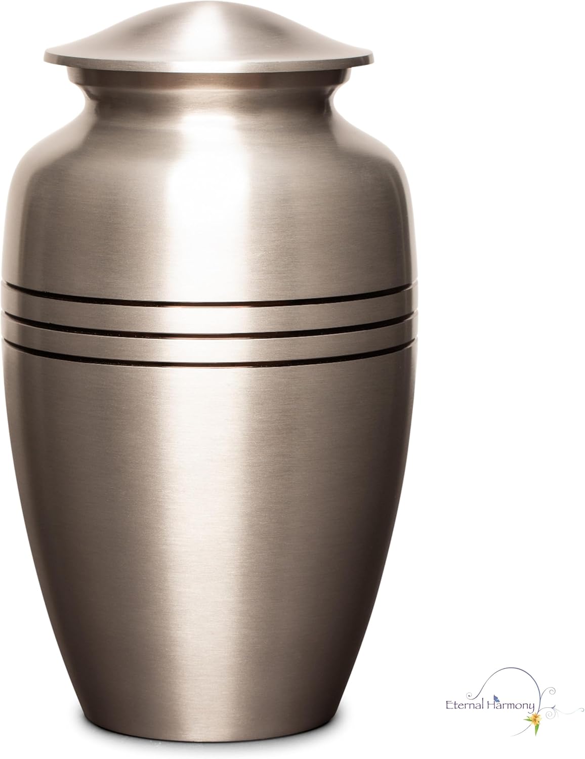 Eternal Harmony Large Silver Urn for Ashes