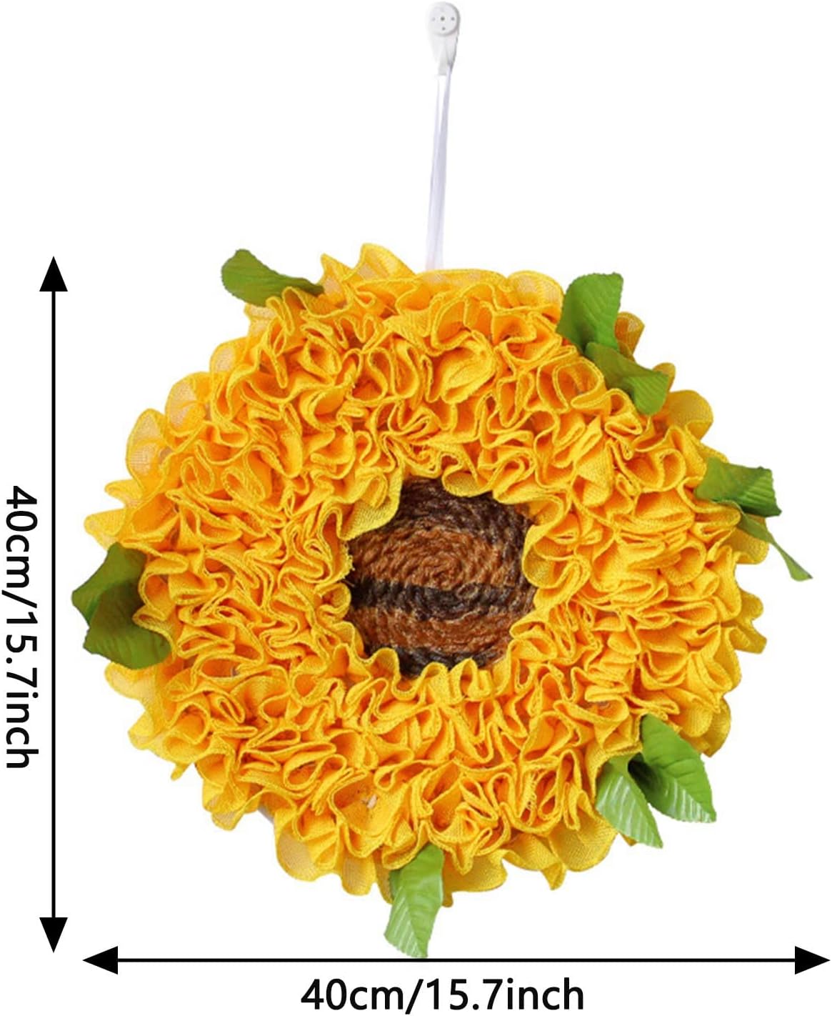 Sunflower Door Sign Summer Wreath Hanger