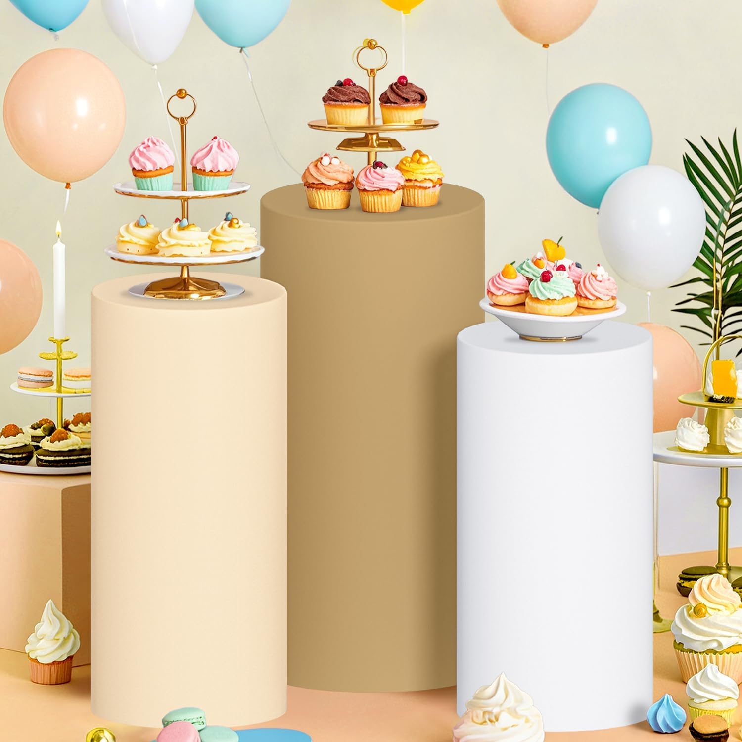 MODFUNS Multicolor Cylinder Covers Set of 3