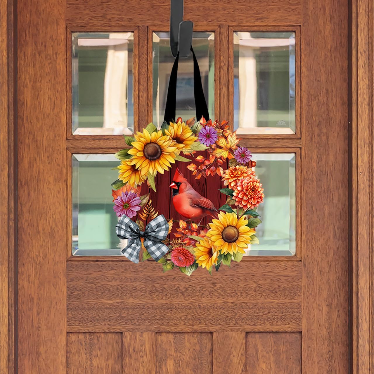 Briarwood Lane Summer Door Hanger 16x16 Harvest Wreath