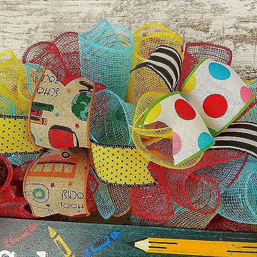 Teacher Present School Days Wreath Decor