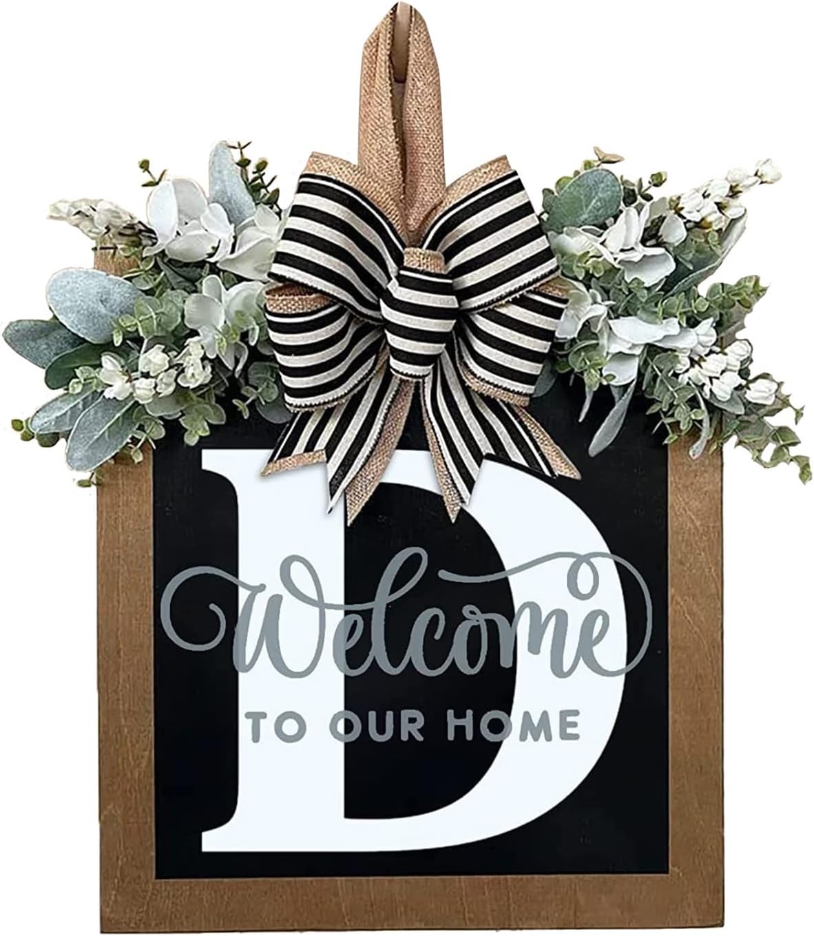 Personalized Initial Wreath for Front Door