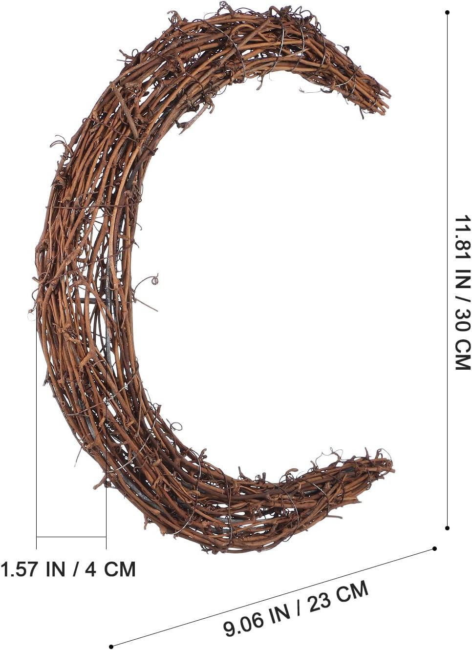 NOLITOY Natural Grapevine Wreath Hoop 1179 Inch