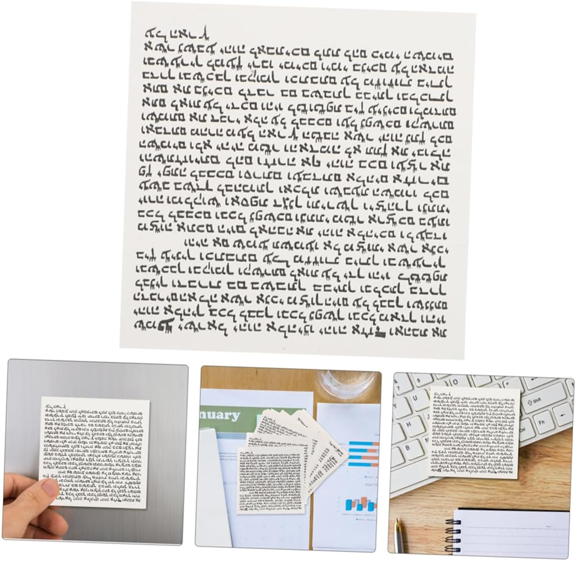 PRETYZOOM 100pcs Mezuzah Scroll Parchment for Door Decoration
