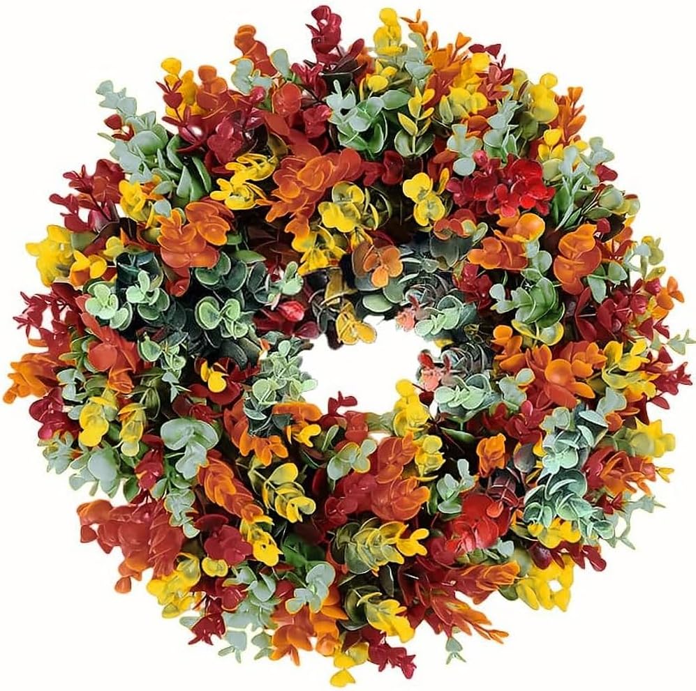 Fall Front Door Wreath 197 Inch Autumn Decor