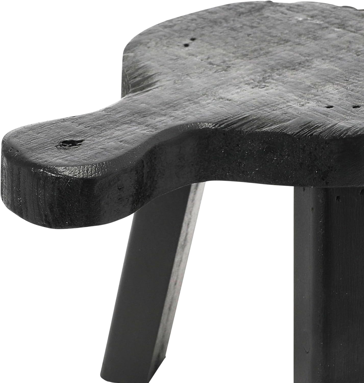 Creative Co-Op Decorative Smooth Wood Pedestal Black