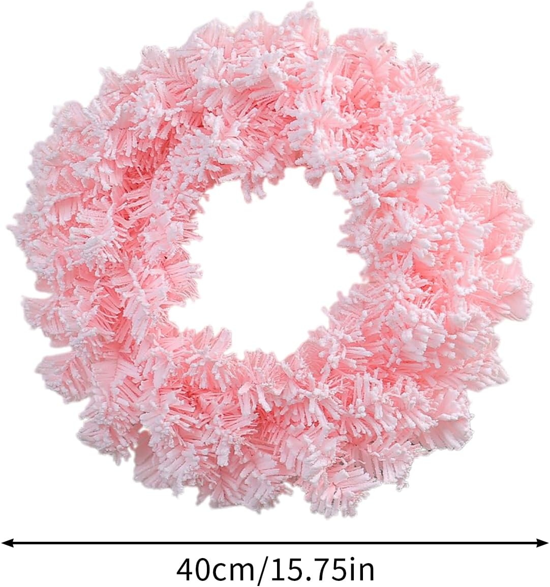 Light Pink Fir Artificial Christmas Wreath
