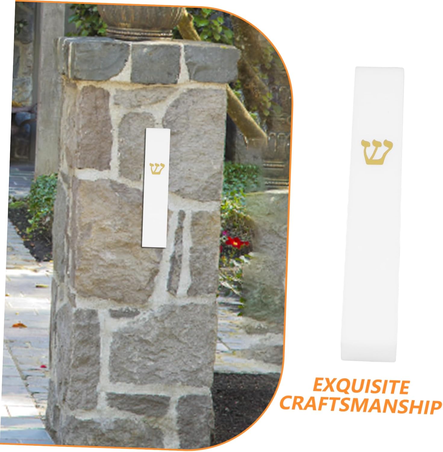 ULDIGI Judaica Mezuzah Door Blessing Decor Case