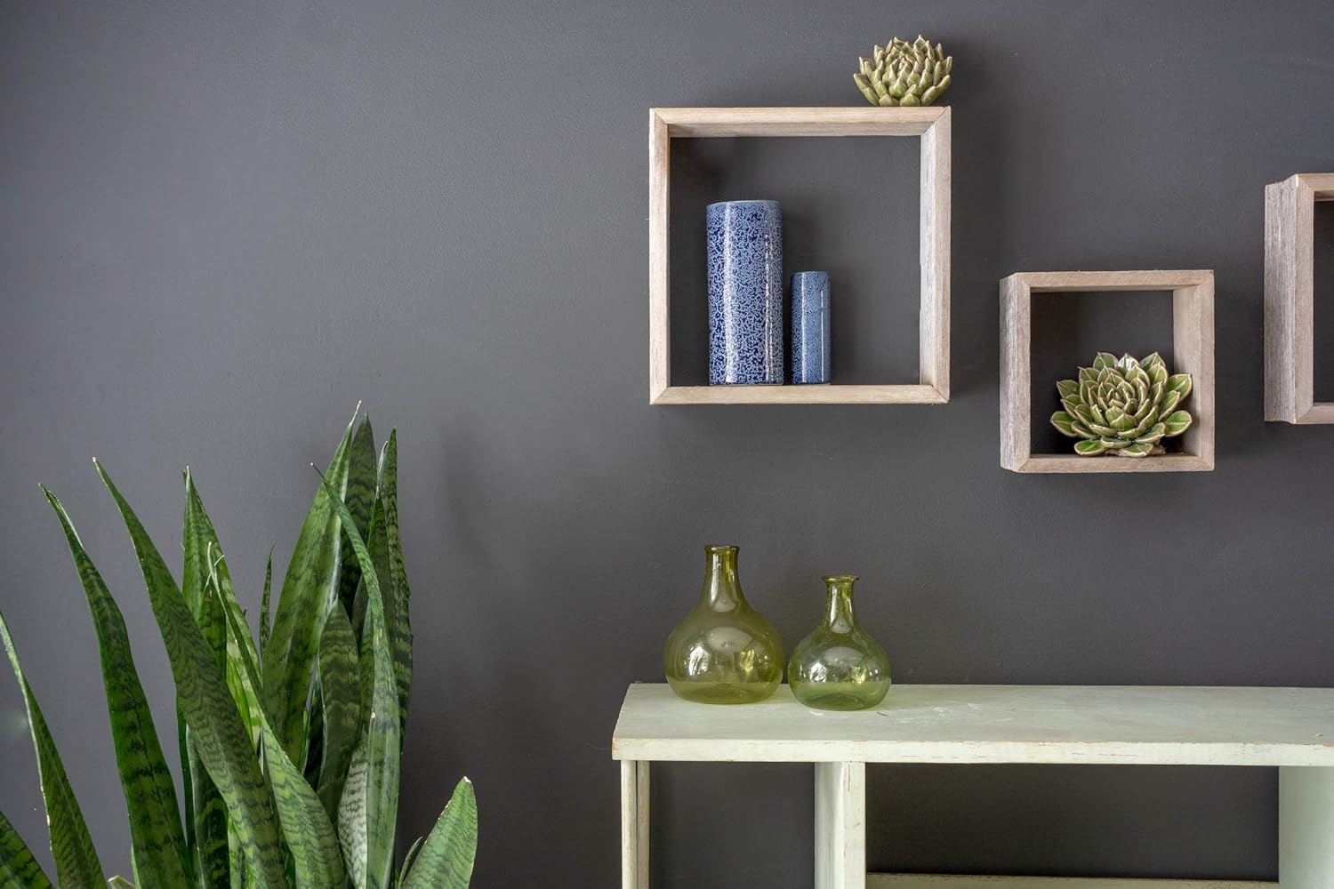 BarnwoodUSA Rustic Shelves Set of 3 Natural Gray