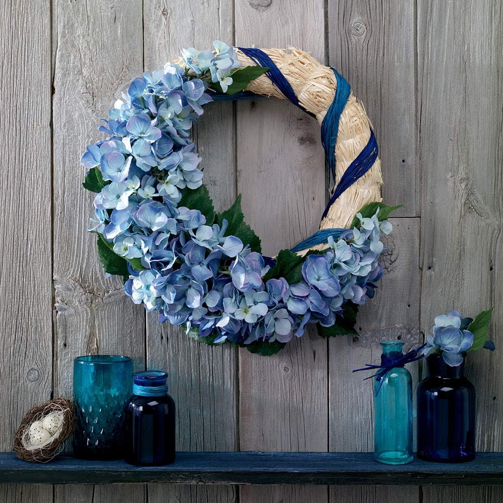 FloraCraft 12 Inch Natural Straw Wreath