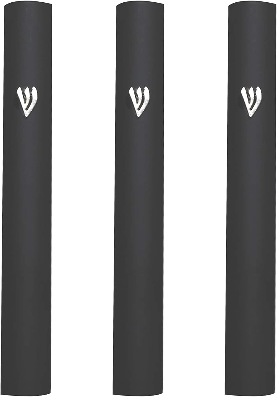 3-Piece Aluminum Door Mezuzah Scroll Holder