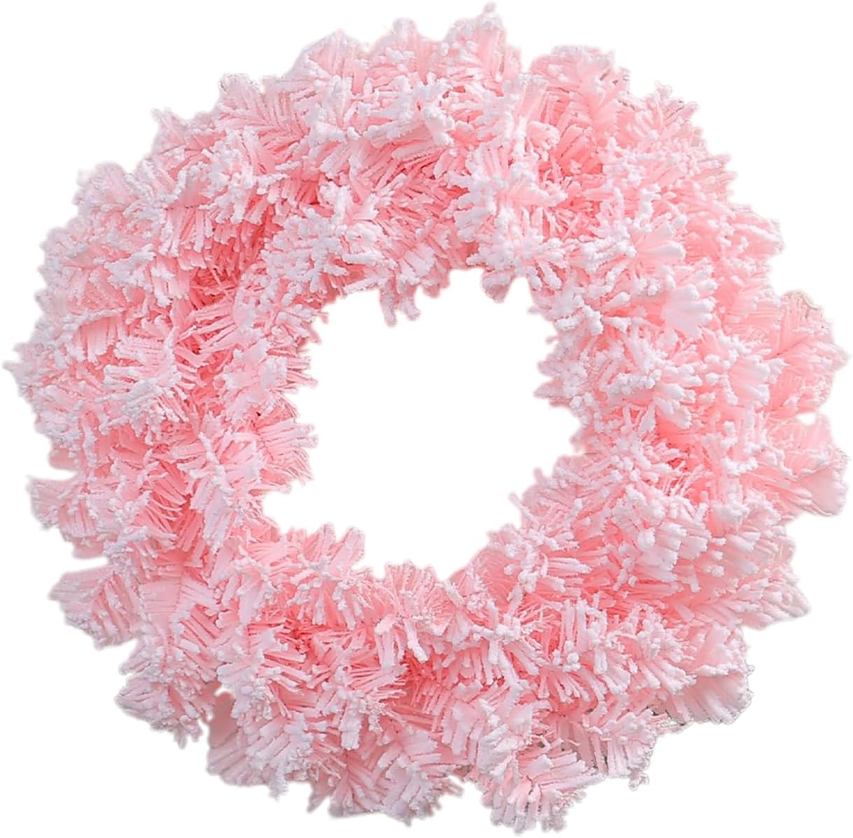 Light Pink Fir Artificial Christmas Wreath