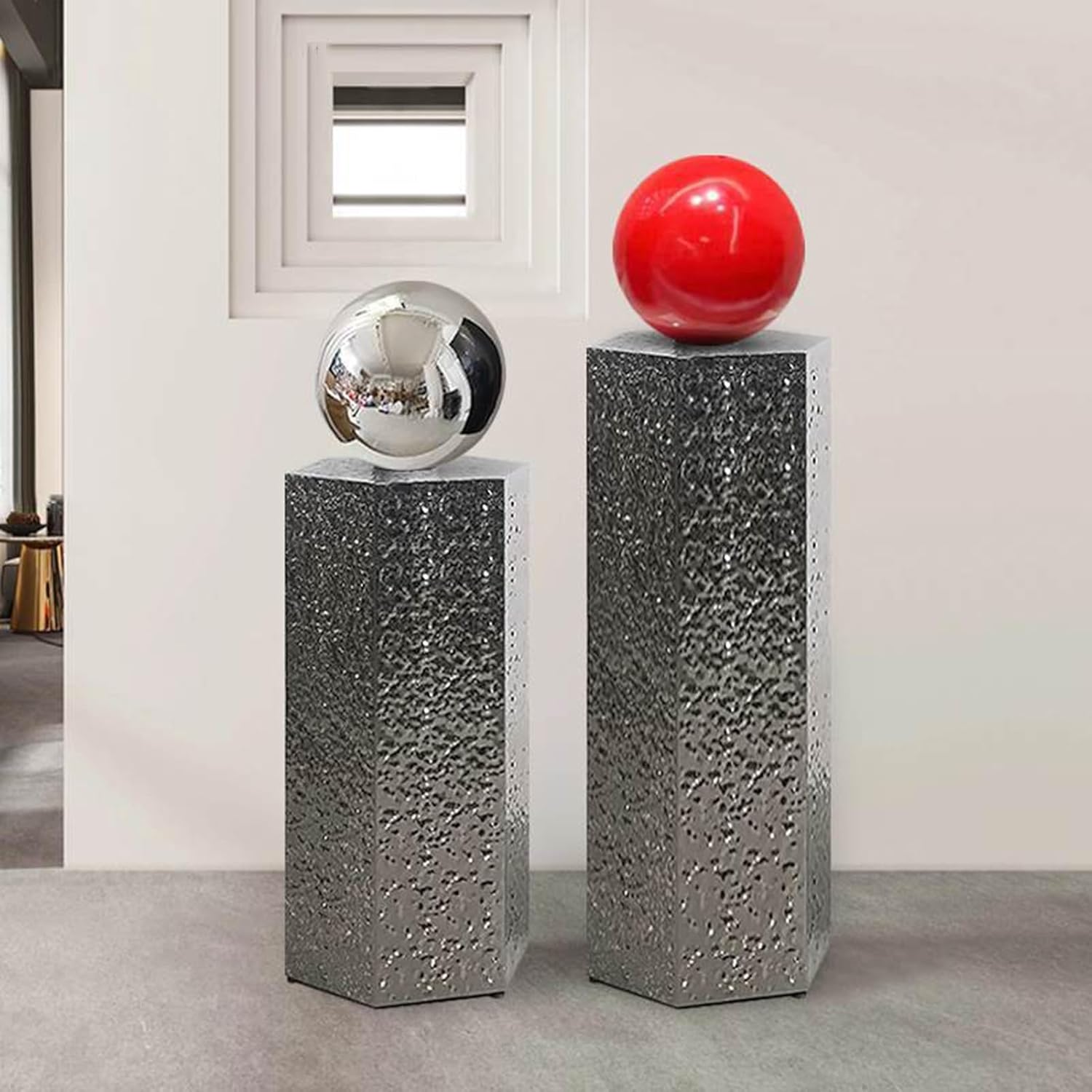 Hexagonal Pedestal Stand for Home and Wedding Use