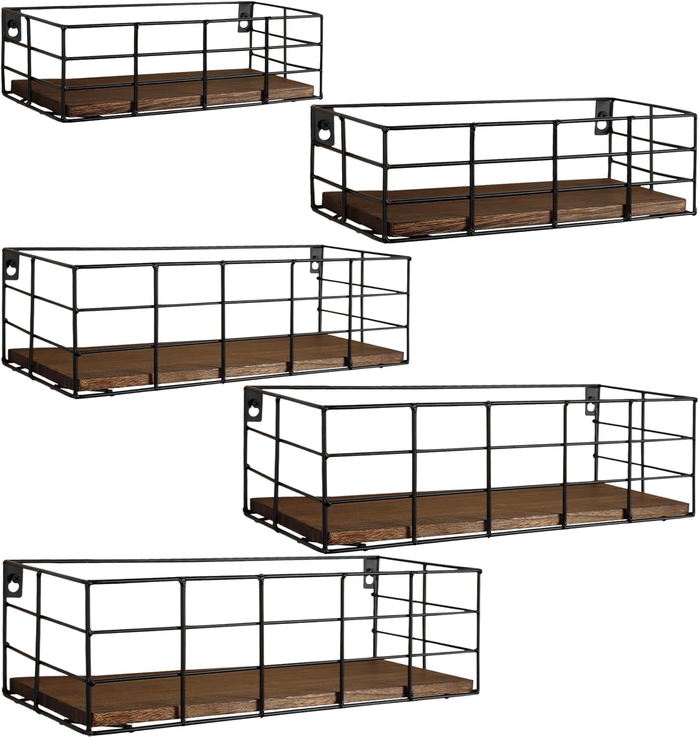 Fixwal Floating Shelves Set for Wall Storage