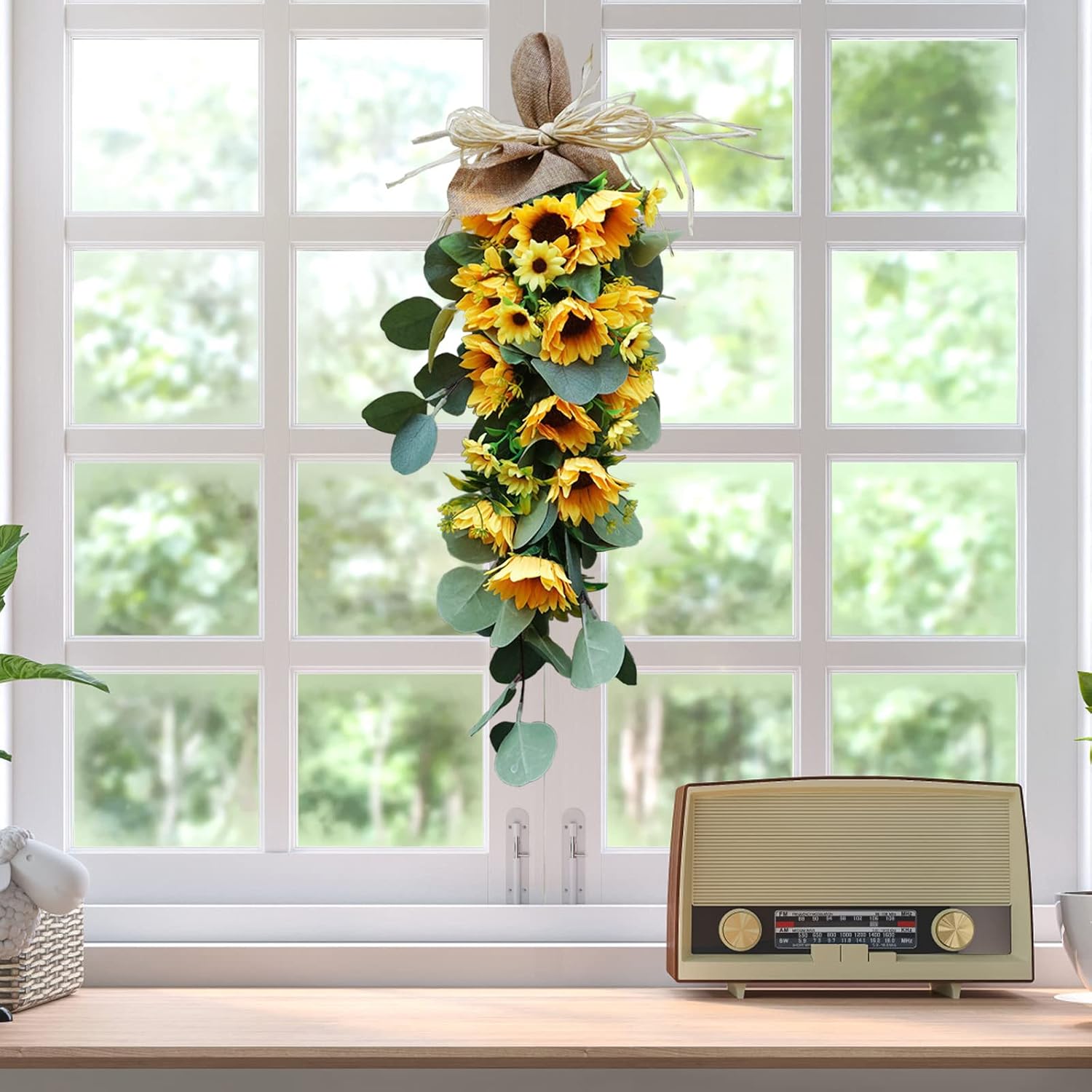 Firlar 236 Inch Spring Sunflower Garland