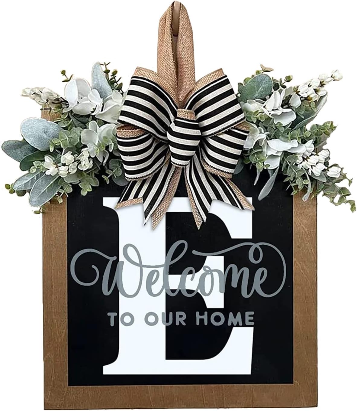 Personalized Initial Wreath for Front Door