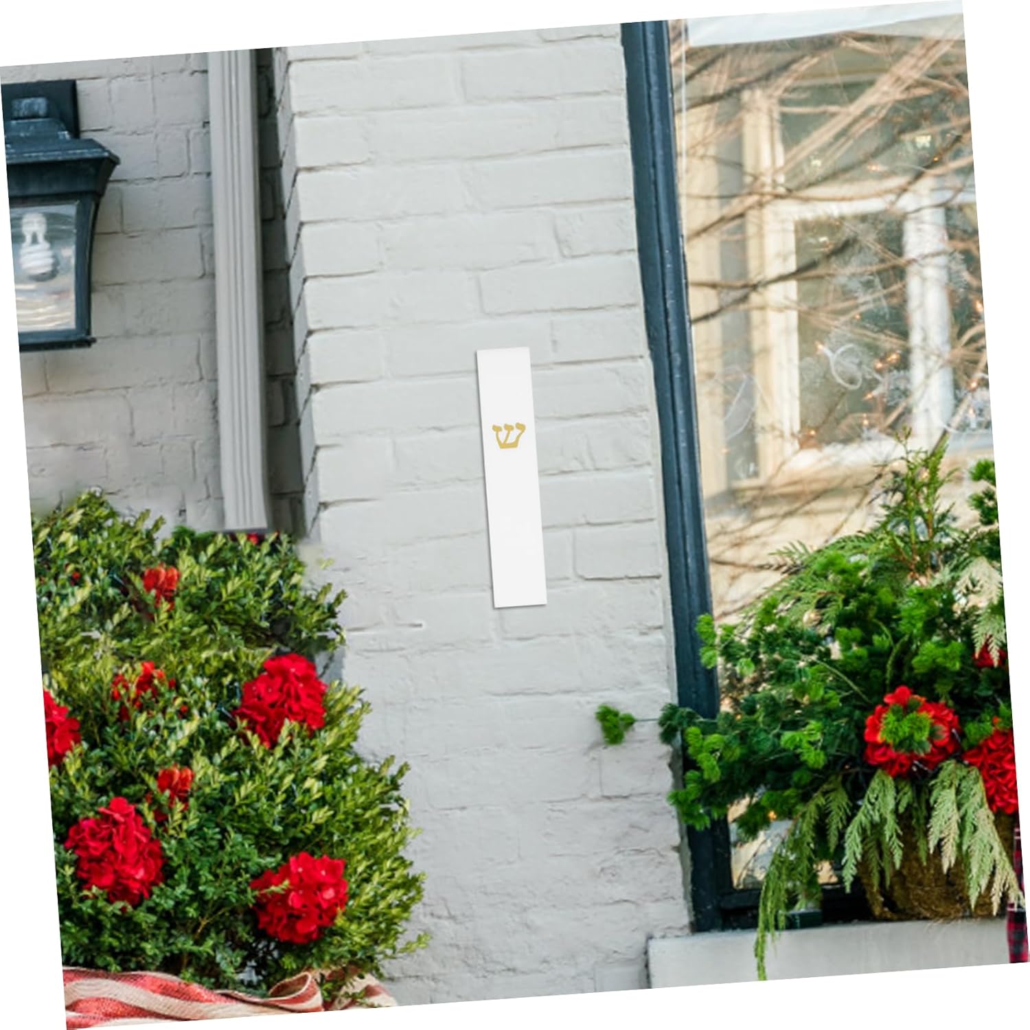 OHPHCALL Elegant Resin Mezuzah Door Decoration